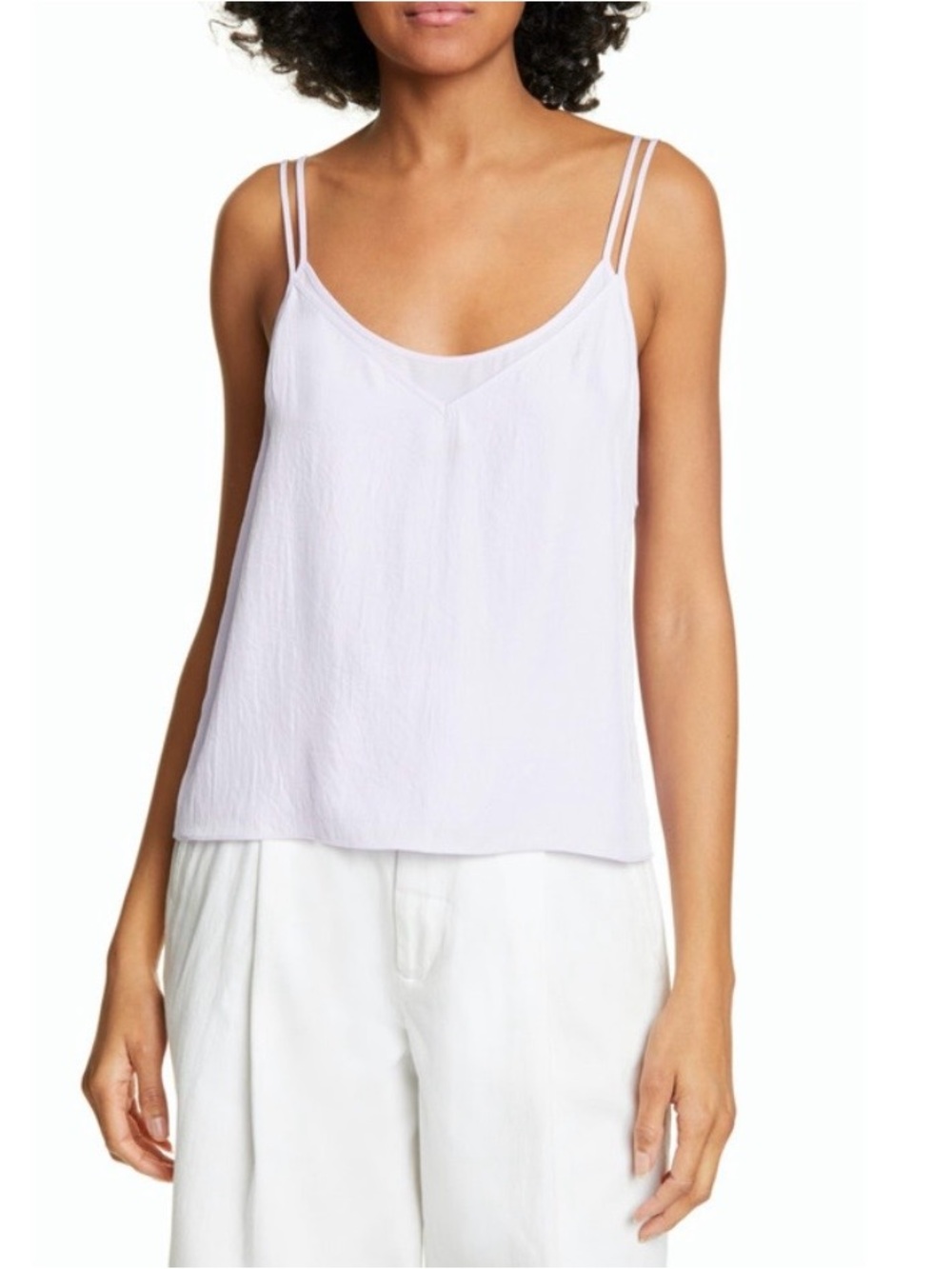 Vince Lilac Spaghetti Strap  Double Layer Camisole size small